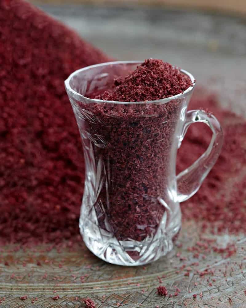 سماق تازه با عطر طبیعی و رنگ زنده خاص و ممتاز